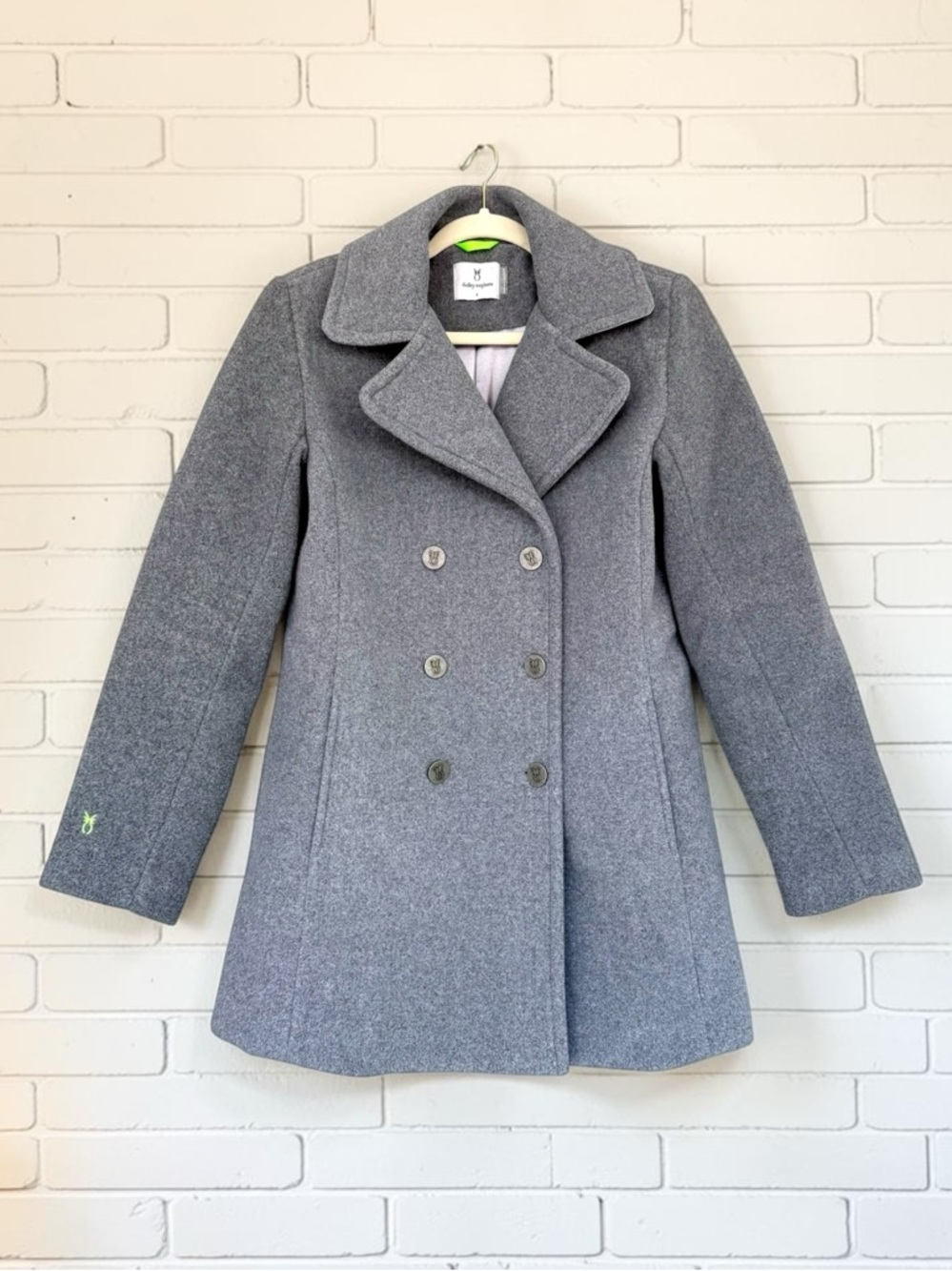 Dudley Stephens Navy Pier Peacoat Charcoal Grey Double Layer Vello Fleece Small